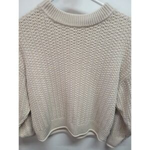 Universal Thread XS Beige Knit Sweater Crew Neck Long Sleeve‎ Pullover Casual